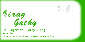 virag gathy business card